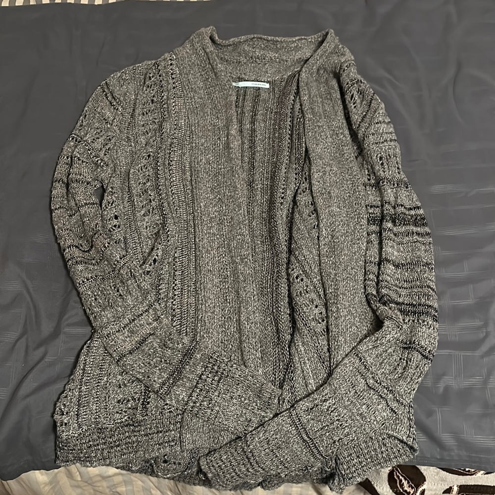 Maurice’s long sleeve gray sweater cardigan